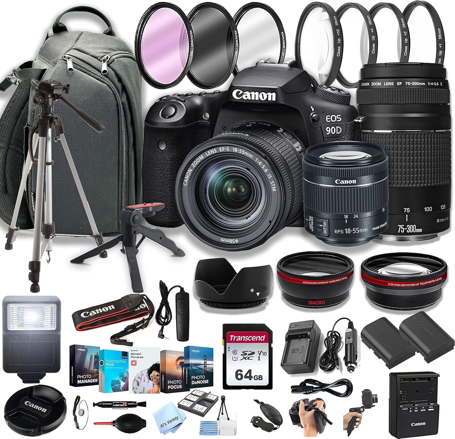 Canon EOS M50 Mark II Mirrorless (Black) with EF-M 15-45mm Canon EOS M50 Mark II Mirrorless (Black) with EF-M 15-45mm