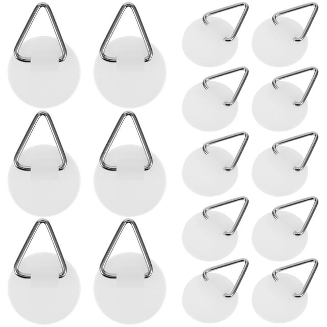 20 ganchos para placa adhesiva, ganchos invisibles para placa, ganchos para placa de montaje en pared, ganchos para placa colgante
