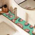 thumbnail image 2 of Yayeee Faucet Mat for Kitchen Sink 14.7" Diatomite Long Splash Guard Pad, Brown American Footballs, 2 Pack, 2 of 7