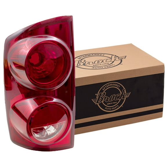 Brock Tail Light for 2007-2008 Ram 1500 Left 55277303AC 2007-2009 Ram 2500 2007-2009 Ram 3500