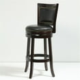 thumbnail image 4 of Home Square 29" Bristol Swivel Bar Stool in Cappuccino - Set of 2, 4 of 5