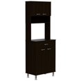 thumbnail image 2 of TUHOME Della 60 Kitchen Pantry Engineered Wood Pantries in  Black, 2 of 13