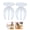 White, variant on 2 Pcs Portable Plastic Salad Servers Claws Kitchen Vegetable Fruit, For Mixing Serving and Tossing Salad Pasta Vegetables Lightweight Kitchen Utensils for Easy(White)