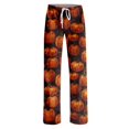 thumbnail image 4 of Womens Halloween Pajamas Pants Loose Fit Wide Leg Trouser Pants Casual Elastic Waist Drawstring Palazzo Pants, 4 of 6