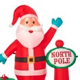Holiday Time Yard Inflatables North Pole Collection Scene, 9 ft