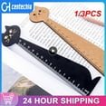 thumbnail image 2 of 1/3PCS Cat Shape Ruler Cute Wood Animal Straight Ruler for School Home Stationery Style B 1pc, 2 of 6