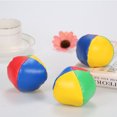 thumbnail image 5 of De Bolas De Malabares, Pelota De Circo, Bolsa De Arena Clásica, Juego Divertido, Cesta De Juguete De Aprendizaje Deportivo Con Diseño De 4 Paneles Para Niños Y Adultos 3 Piezas Moyic FN003584-00B, 5 of 5