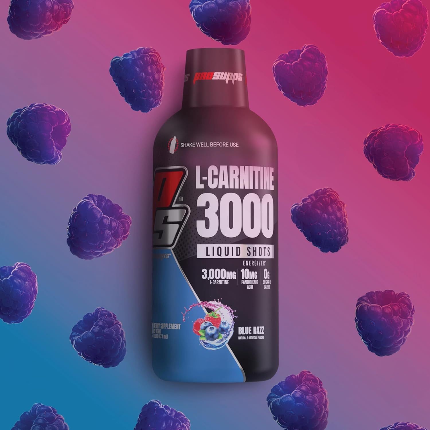 prosupps l carnitine liquid 3000 ProSupps L-Carnitine 3000mg Liquid Green Apple main image 0