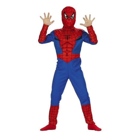 Marvel Comics Boys Spiderman Costume with Mask