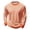 Orange, variant on ZUKMRJPC Men's Casual Striped Shirts Long Sleeve Crewneck Basic T-Shirts Loose Fit Soft Comfort Spring Summer Work Athletic Tee Tops