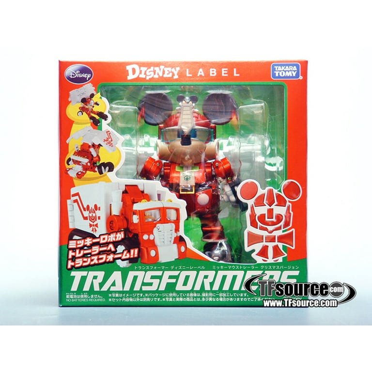 Mickey Mouse Christmas Exclusive Transformers Disney Label Walmart Com