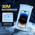 thumbnail image 4 of DEA Waterproof Phone Pouch, with Interior Card Holder, Large Dry Phone Case for iPhone 17 16 15 14 13 Pro Max, Beach Vacation Essentials,1 Pack,Blue, 4 of 10