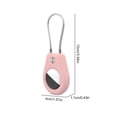 thumbnail image 4 of Para Llavero AirTag Con Cable Llave Mochila Mascota () Rosa, 4 of 4