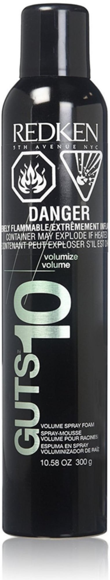 Redken Guts 10 Volume Hairspray Foam,  Oz 