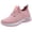 Pink, variant on DSJLMQ Women's Adjustable Strap Sneakers Non-S𝗅ip Running Walking Shoes Breathable Hollow Mesh Shoes Comfortable Soft Knit Tenis Closed Toe Wide Width L𝗈afers Sneakers