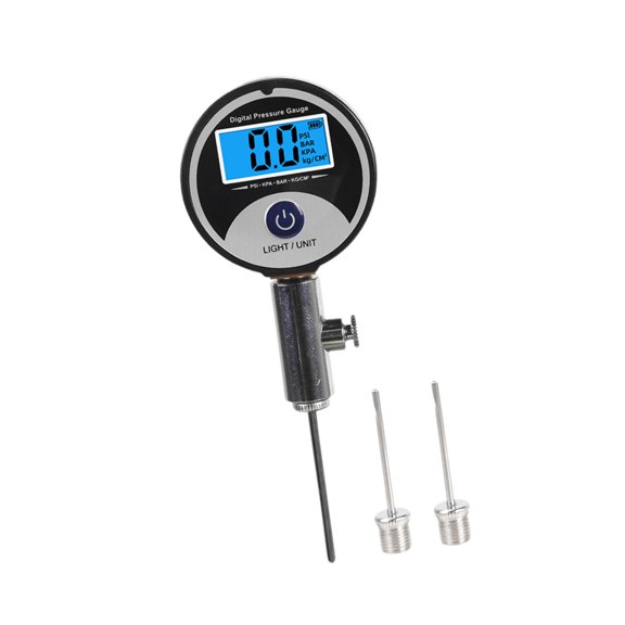 Medidor de Presión de Balón Digital Pantalla Fácil de Usar Indicador Portátil Ligero para Aire en Balones Comprobador Compacto Preciso de Presión Prob