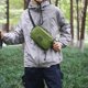 thumbnail image 5 of Bolsa bandolera Bolsa de pecho para exteriores, de nylon, impermeable, de gran capacidad, ligera, para almacenamiento versátil para viajar, deportes, para desplazarse, negra, beige, 5 of 8
