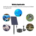 thumbnail image 4 of Bomba de fuente solar de 2,5 W con 4 boquillas para baño de pájaros DIY Leyfeng Fuente del estanque, 4 of 7