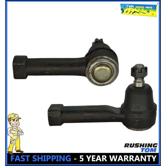 2 Front Left Driver Right Passenger Outer Tie Rod for Kia Spectra Sephia