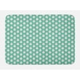 thumbnail image 1 of Pineapple Bath Mat, Tropical Fruit Ananas Sketch Repetitive Paper Cut Pop Art Pattern, Plush Bathroom Decor Mat with Non Slip Backing, 29.5" X 17.5", Sea Green Charcoal Grey, by Ambesonne, 1 of 2