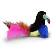 Vibrant Life Catnip Feather Bird Cat Toys, Parrot and Toucan, 2 Count