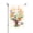 Color 6, variant on Welcome Bunny Garden Flag With Flowers And Polka Dot Background For Home Outdoor Garden Yard Decor 12x18 Inch