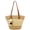 Pinstripe-beige, variant on Straw Beach Tote Bag with Tassel Hat Clip for Travel, Handmade Lightweight Raffia Hobo Summer Shoulder Bag for Women