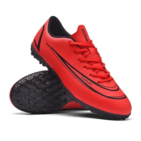 FULORIS Outdoor Men Soccer Cleats Low Top Football Shoes Trainer Sneakers