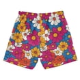 thumbnail image 7 of FORMRS Boys Swim Trunks Quick Dry Mesh Liner Boardshorts Sizes XS-XL, Red Whimsical Floral, 7 of 7