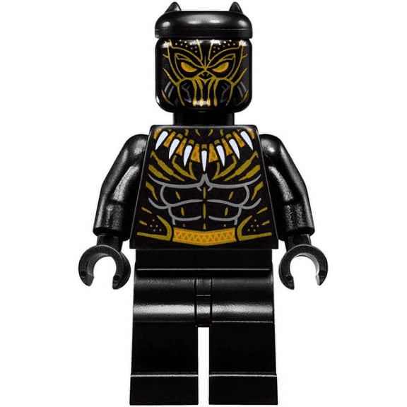 Lego Minifigure New Erik Killmonger (Golden Jaguar)