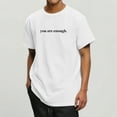 thumbnail image 2 of Men Summer Tops Dear Person Behind Me The World Is A Better Place With You Hoodie You Are Enough Sweatshirt The Hop E Hoodie Set 4 Us Apparel Guard Long Sleeve Men's Long Sleeved Shirts White L, 2 of 5
