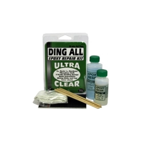 Ding All Epoxy Repair Kit Green Card Clear