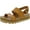 Natural, variant on Reef Womens Vista Hi Buckle Faux Leather Footbed Slingback Sandals