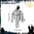 thumbnail image 3 of PEIXUN Halloween Animated Hanging Scary Hanging Faceless Grim Swing White Robe With Creepy Sound And Light For Indoor Outdoor Decor Prop, 3 of 7