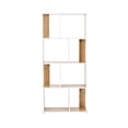 thumbnail image 2 of Librero Minimalista Relan 5 Niveles Beige y Blanco, 2 of 6