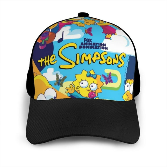 Simpsons Baseball Cap Adjustable Unisex Dad Hat Men Women Printed Trucker Hats