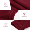 thumbnail image 4 of Leggings térmicos con forro polar para mujer, suaves, elásticos, cálidos, para invierno, para mujer, pantalones de yoga con cintura alta y control del abdomen, con bolsillos, XL, rojo, 4 of 4