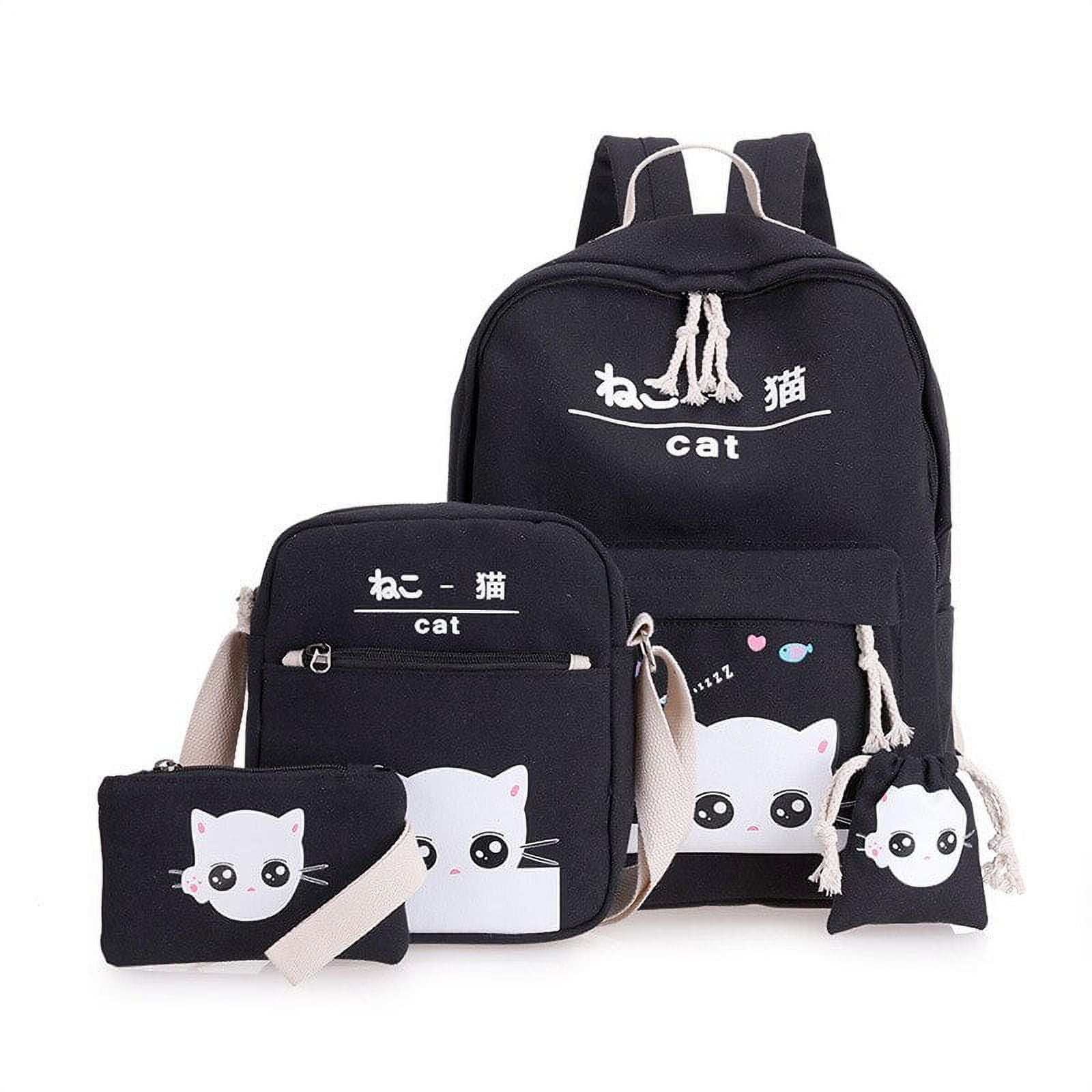 Emo cat Backpack Black (1.0)