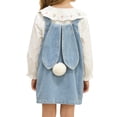 thumbnail image 5 of Shadoumai Easter Dresses for Girls Size 6 Happy Easter Cartoon Rabbit Flutter Sleeve Cute Party Dance Skirt Baby Outfits Girl, 5 of 8