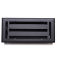 thumbnail image 1 of Housse de Ventilation en Acier 4"x10 Pouces Tout Métal Moderne pour Plancher par Caststo, Couleur Noire Modèle - SM Express, 1 of 6
