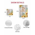 thumbnail image 7 of Sunflower Kitchen Dish Towels for Drying Dishes Set of 3, Summer Botanical Elegant Floral Wooden Waffle Weave Microfiber Hand Tea Bathroom Towels Quick Dry & Absorbent Towel 15.7x23.6, 7 of 7