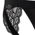 thumbnail image 3 of LNWUY Mens Lace Jockstrap Underwear with 3D-Pouch Elastic Thong G-Strings Sheer Jock Straps for Men Pantie Black L, 3 of 4