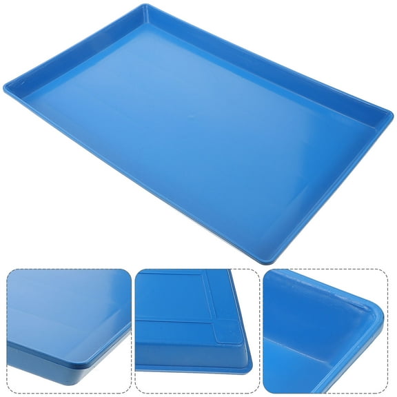 Tineasur Reusable Dog Crate Tray Plastic Rust-Resistant with Raised Edge for Easy Cleaning