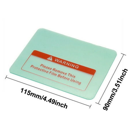 

10X Solar Welder Welding Helmet PC Clear Lens Cover Replacement Protective Plate