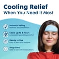 thumbnail image 3 of Migraine Soft Cooling Relief Gel Sheets, 6 Count, 3 of 8