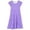 Purple, variant on Girls Summer Dresses Ruffle Sleeve Girls Casual Dresses Tiered Sun Dresses with Pockets Dresses for Girls 12-13 Years
