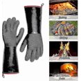 thumbnail image 2 of 932f Heat Resistant Gloves Bbq Gloves Flame Retardant Protective Gloves-Good - ANYOU, 2 of 5