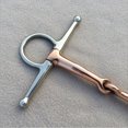 thumbnail image 3 of Anillo en D Flexible de Acero Inoxidable para Montar A Caballo, Juego Suelto, Hebilla de Boca de Caballo, Doble Articulación, Boca de Cobre, 145 mm, 3 of 6