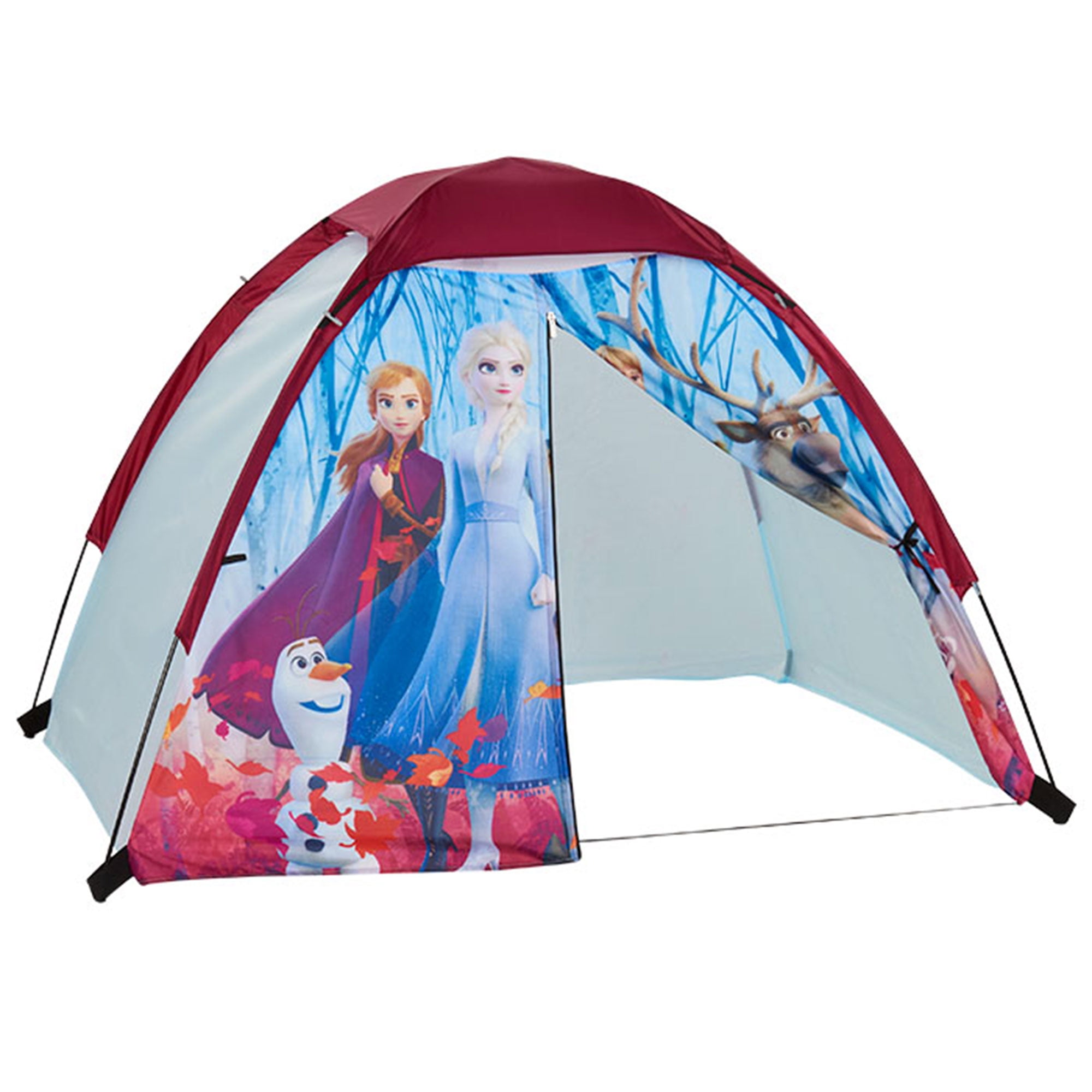 Disney Frozen II Piece Kids Camping Set: Tent, Sleeping Bag for