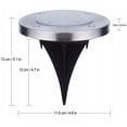 thumbnail image 1 of Luces subterráneas solares, luces de jardín, luces de jardín, luces decorativas de luz blanca de 12 LED (4 piezas) ShuxiuWang 8390612438622, 1 of 1